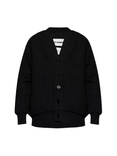 Sweter Moncler wełniany czarny