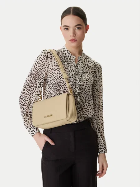 Torebka LOVE MOSCHINO beżowa