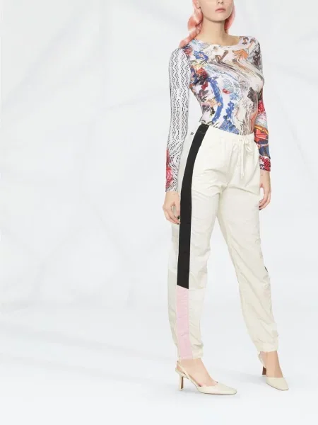 Pantaloni Diesel alb