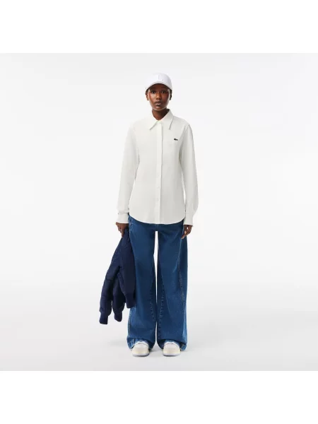 Lacoste сорочка Regular Fit біла