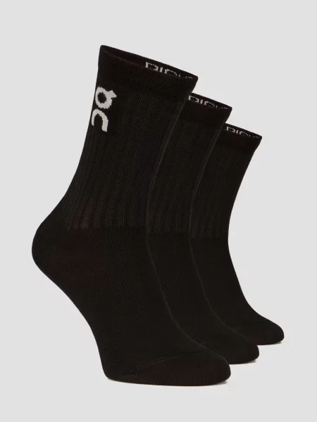 Skarpety Unisex On Running Logo czarne