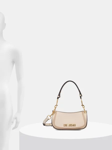Кожаная сумка Love Moschino