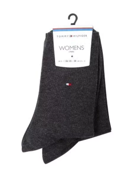 Skarpety długie Tommy Hilfiger szare