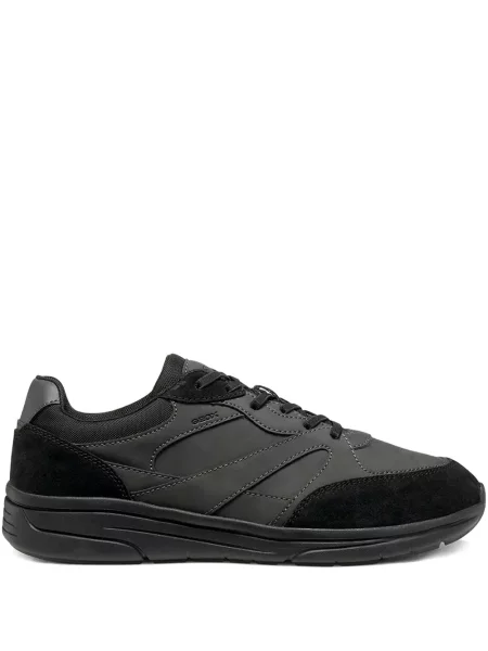 Sneakerși Geox din piele de căprioară gri