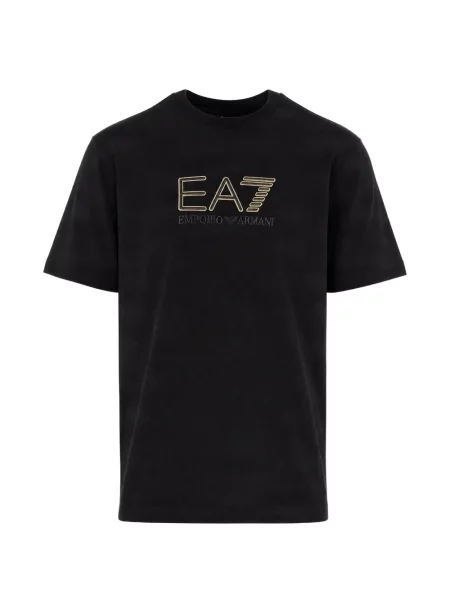 Tricou Ea7 Emporio Armani cu autograf negru