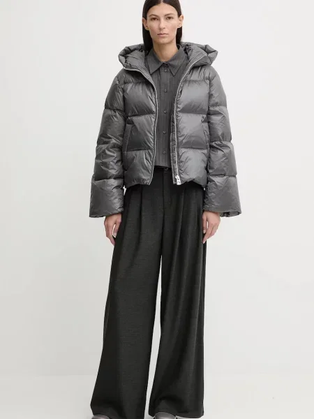 Классическая ошейниковый рубашка Marc O'polo серая