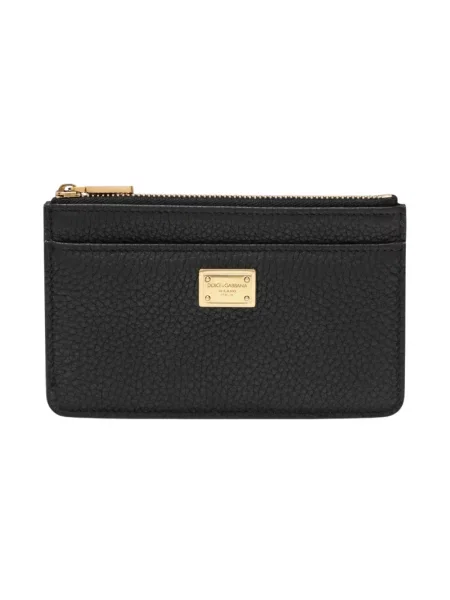 Portfel Dolce And Gabbana skórzany czarny