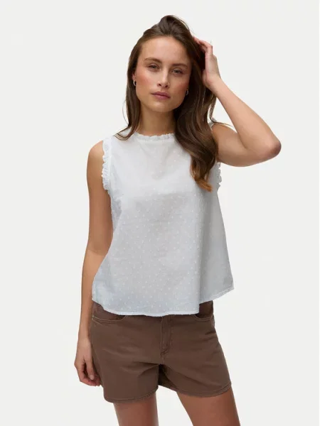 Vero Moda топ Trine бял