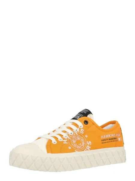 Sneakerși Palladium portocaliu