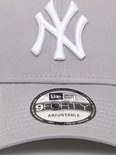 New Era Cap Mlb League Basic New York Yankees Grey/ White alb
