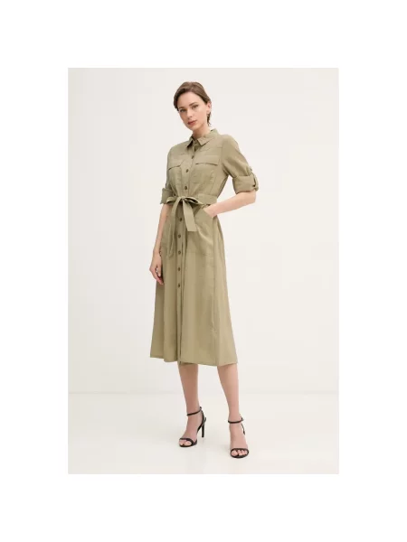 Sukienka koszulowa Dkny zielona