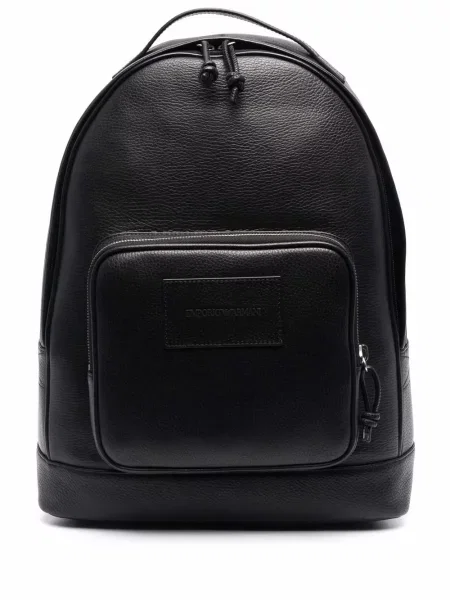Rucsac Emporio Armani din piele negru
