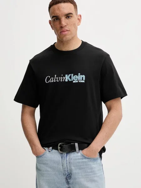 Kratka majica Calvin Klein črna