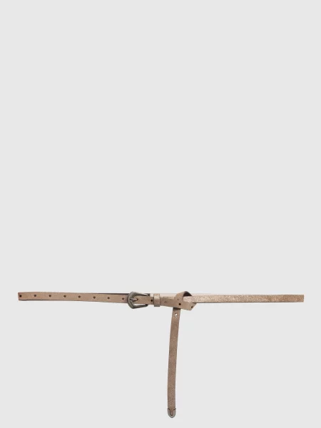 Замшевий пояс Brunello Cucinelli коричневий