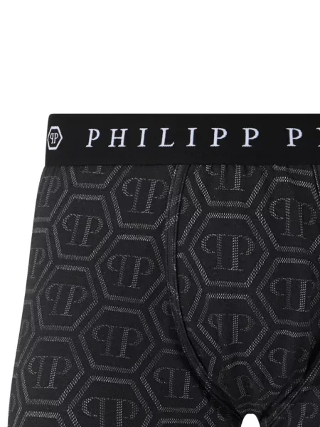 Boxeri Philipp Plein cu imagine negru