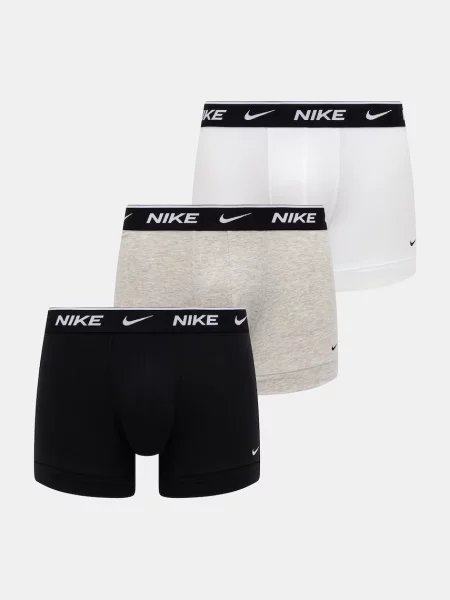 Nike testhezálló boxeralsó férfi elasztánnal csomag fehér