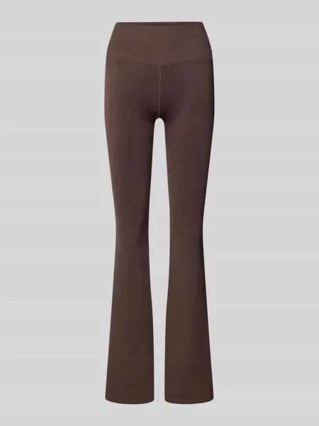 Legginsy o kroju flared fit z szerokim pasem Aim'n