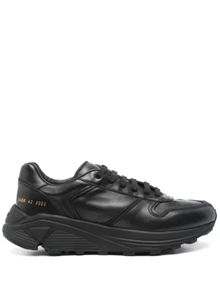Sneakerși Common Projects din piele negru