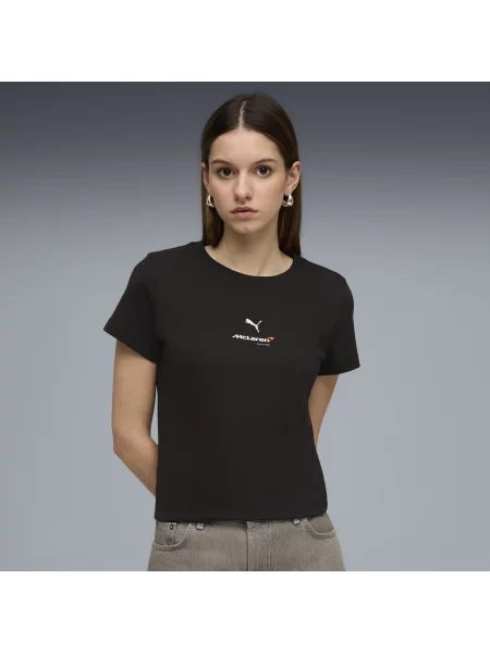 PUMA koszulka McLAREN RACING Essentials Odzież S czarny