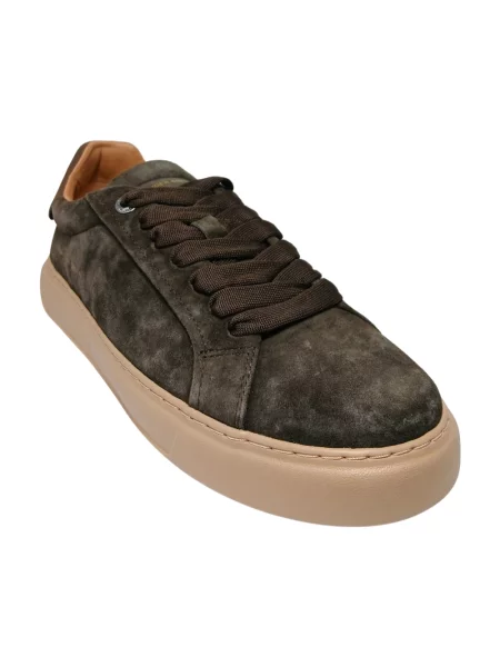 Sneakersy Alexander Smith brązowe