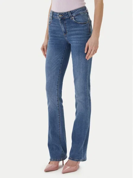 Fracomina Jeans hlače Bootcut Fit modra