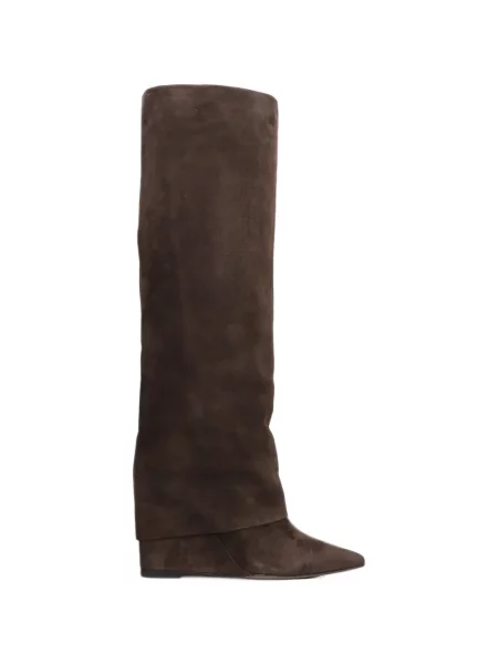 Botine The Seller cu pană maro