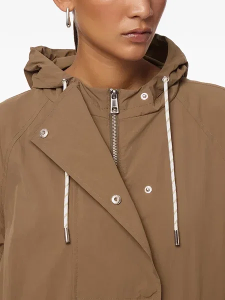 Wiatrówka Apparis z kapturem brązowa