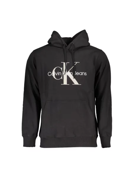 Bluza z kapturem Calvin Klein czarna