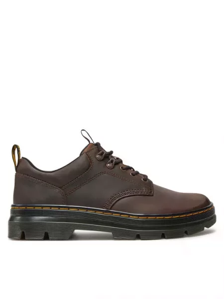 Κλειστά παπούτσια Dr. Martens καφέ