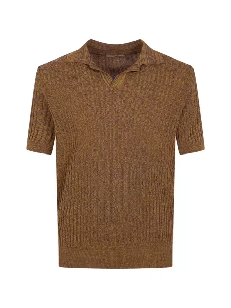 Dzianinowa koszulka Nuur brązowa