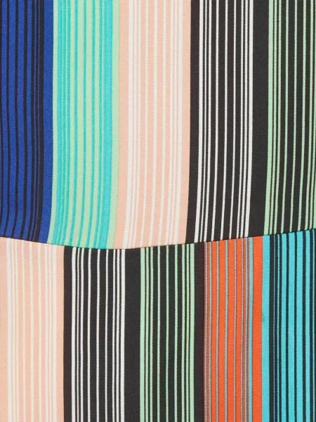 Rochie mini Dvf Diane Von Furstenberg cu dungi albastru