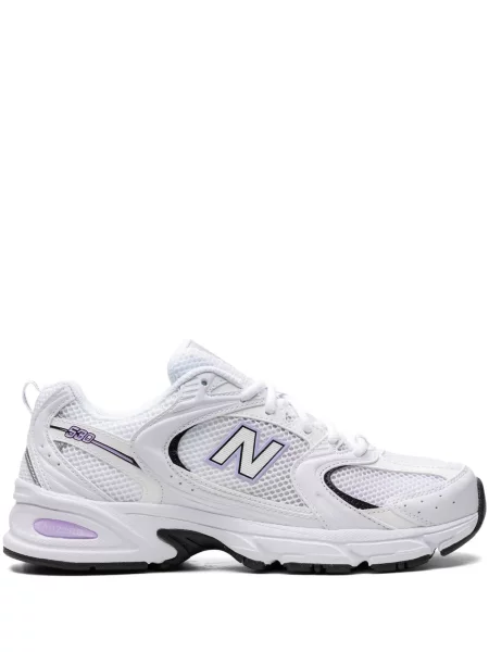Sneakerși New Balance 530 cu șireturi din dantelă alb