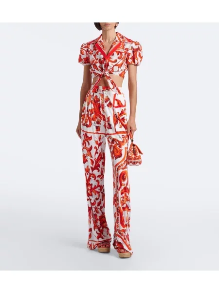 Pantaloni Dolce&gabbana portocaliu