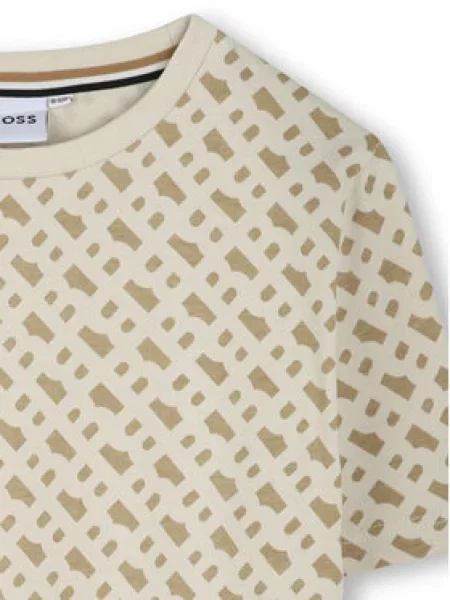 BOSS Póló S Slim Fit bézs