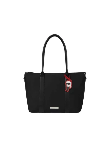 Shopper kabelka Karl Lagerfeld čierna