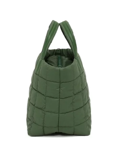 Matlasat geantă shopper Veecollective verde