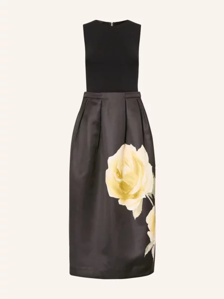 Ted Baker Šaty Verinie Z Kombinace Materiálů / žlutá / zelená černá