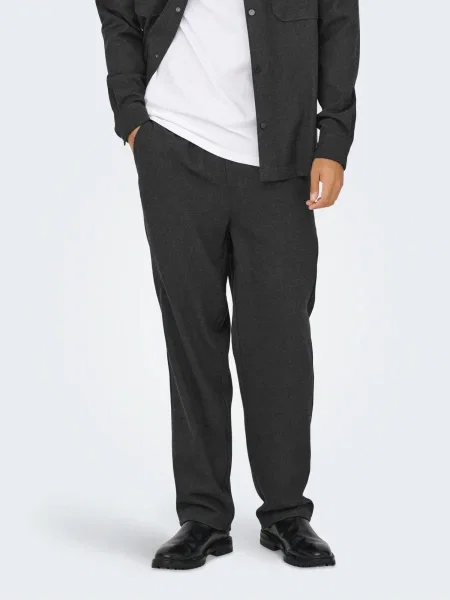 Only & Sons Pantaloni ONSMARK închis gri