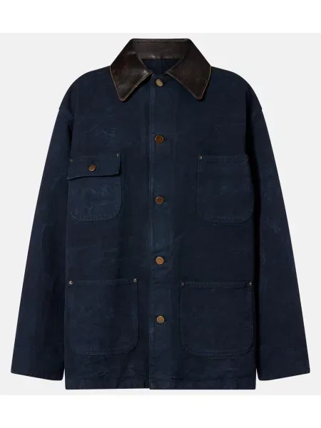 Geanta de piele Prada albastru