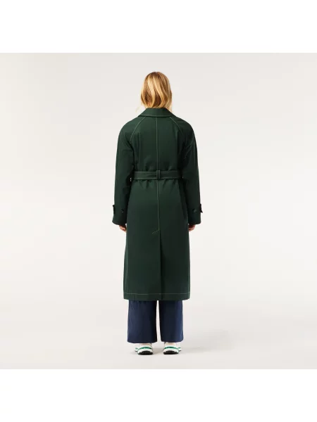 Lacoste Płaszcz zielony