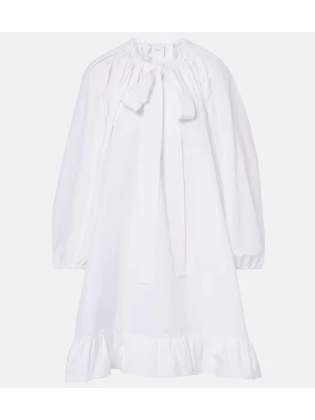 Haljina Patou s volanima bijela