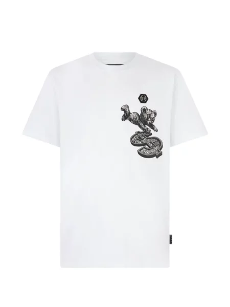 Ursuleț de pluș tricou Philipp Plein alb