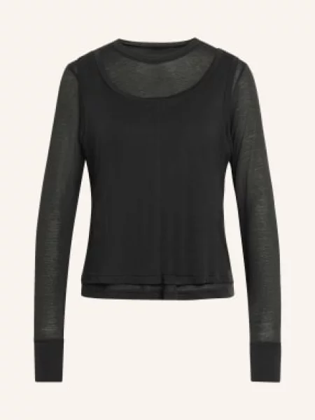 Adidas Tričko S Dlouhým Rukávem Soft Lux černá