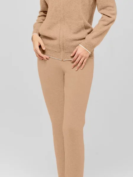 Кашемірові штани Marc&andre бежеві