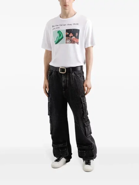 Tricou Dolce & Gabbana cu imagine alb