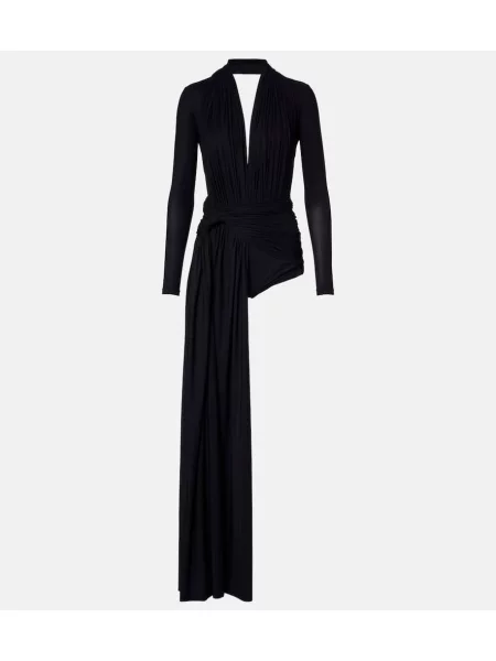 Rochie Balenciaga drapată negru