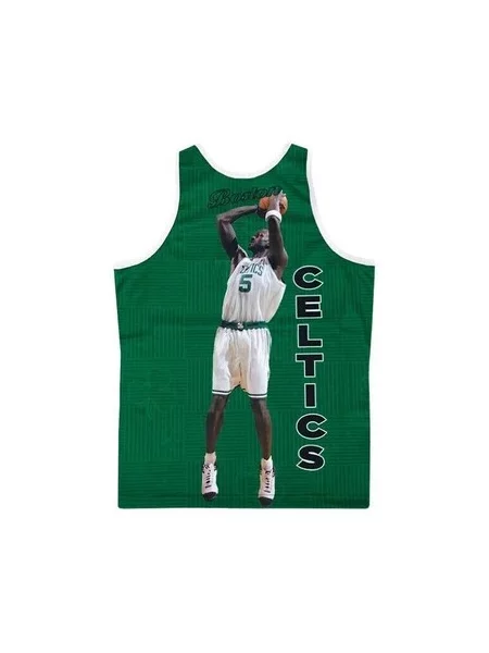 Tricou Mitchell & Ness alb