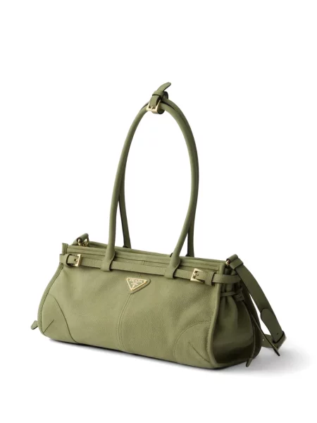 Geantă Prada din piele verde