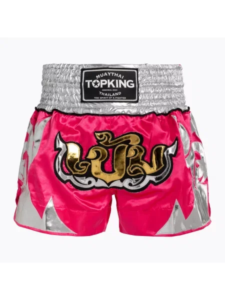 Spodenki treningowe Top King Thai Boxing różowe