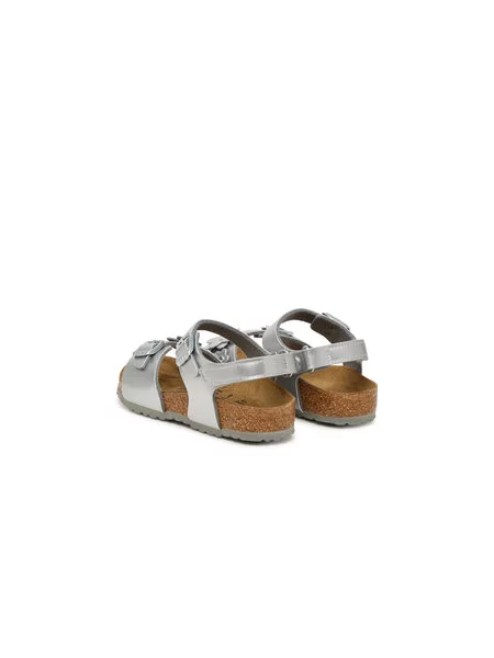 BIRKENSTOCK Sandále Rio strieborná